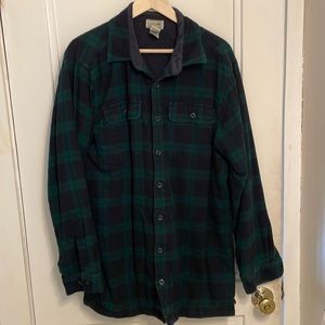 L.L. Bean Fleece-Lined Flannel Shirt